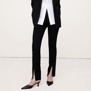 NWT Banana Republic Black Split - Hem Skinny Everywhere Ponte Pant XL Tall